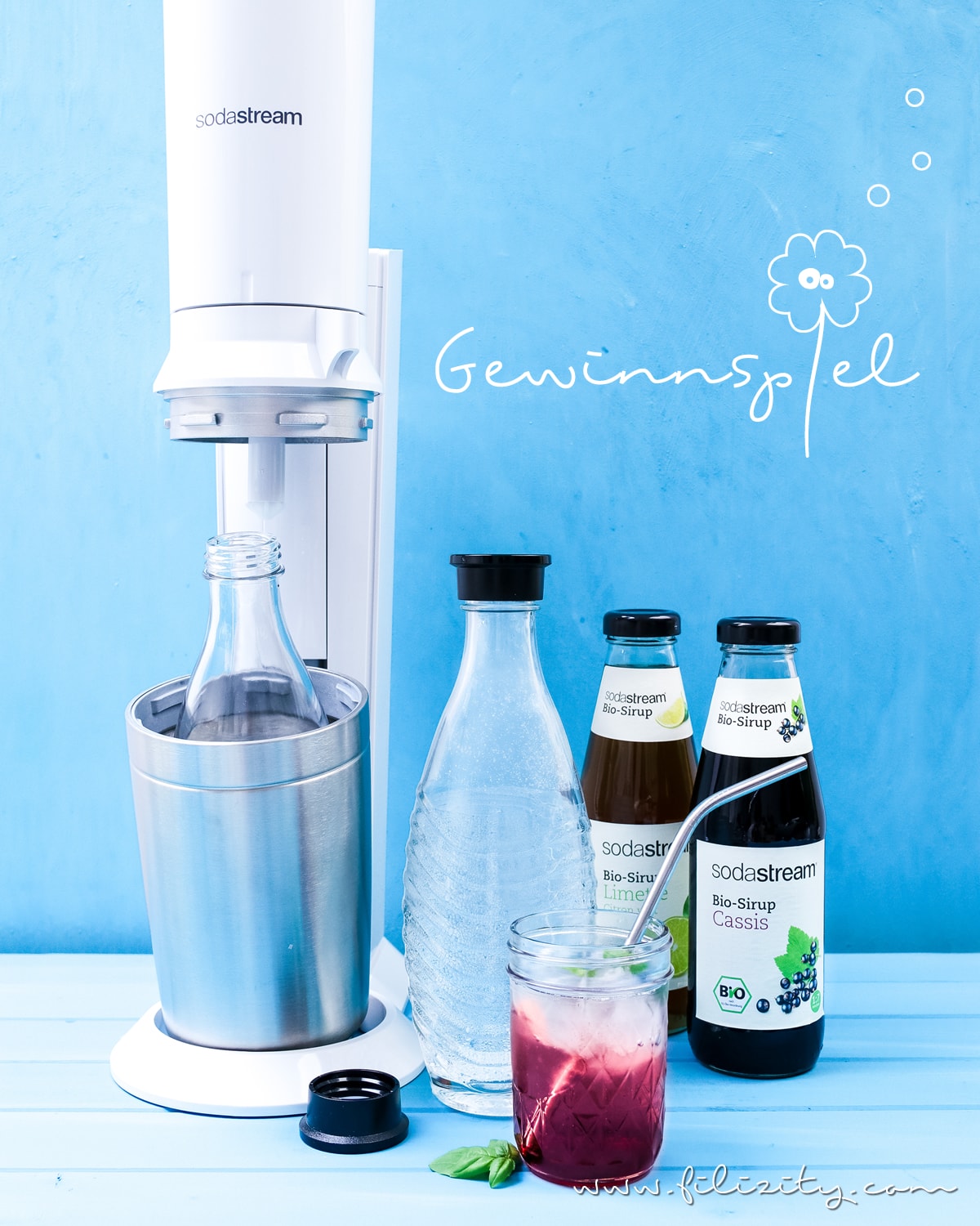 Instagram-Gewinnspiel: SodaStream Crystal 2.0 + Ersatzflasche + Sirup | Filizity.com | Lifestyle & Food-Blog aus dem Rheinland #sodastreamde