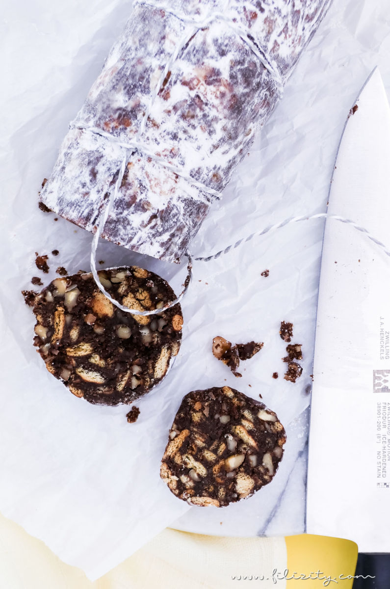 SchokoladenSalami (Kalter Hund mal anders) Leckeres HerbstRezept