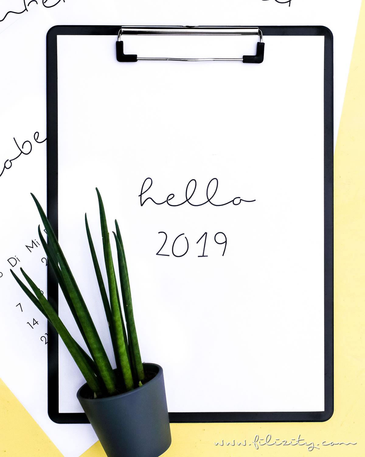 Druckvorlage für den minimalistischen Kalender 2019 (mit oder ohne Feiertage) | Filizity.com | Interior- & DIY-Blog aus dem Rheinland #calendar #kalender #printable