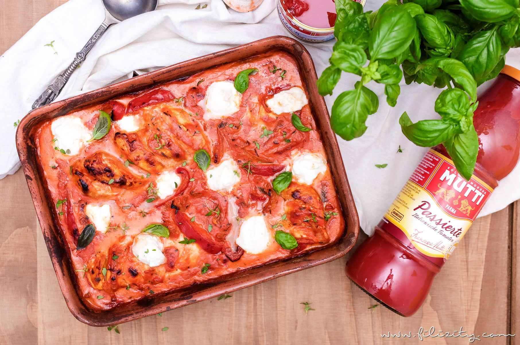 Hähnchen Toskana mit frischem Burrata + Rezeptwettbewerb | Filizity.com ...