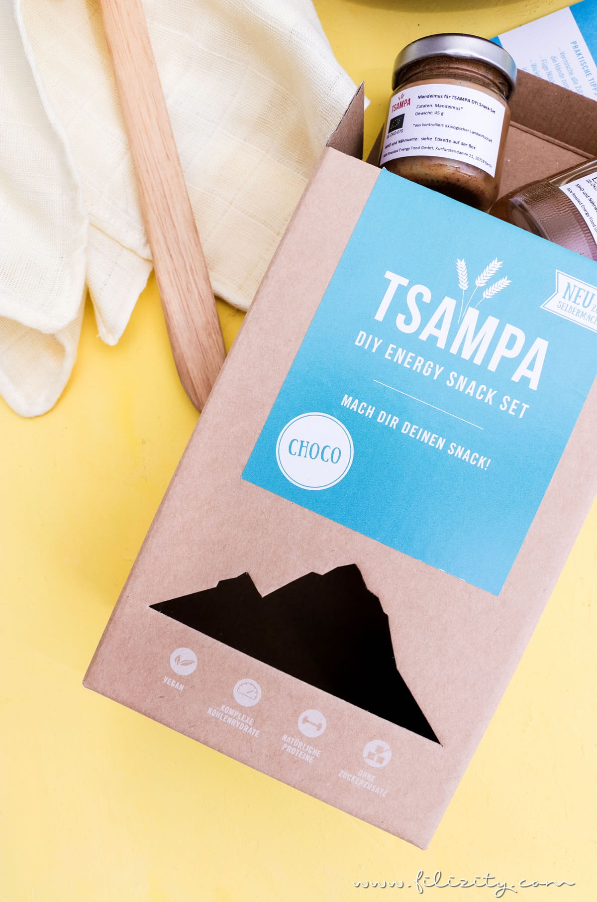 TSAMPA Energieriegel & DIY Energy Snack Set | Filizity.com | Food-Blog aus dem Rheinland #tsampa #energybar #vegan #glutenfrei #laktosefrei #bio